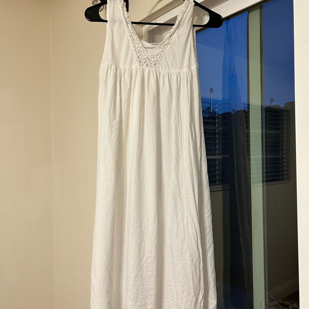 Taleen 100% cotton white nightgown